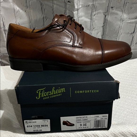 Florsheim Other - Florsheim Men's Cognac Leather Oxfords